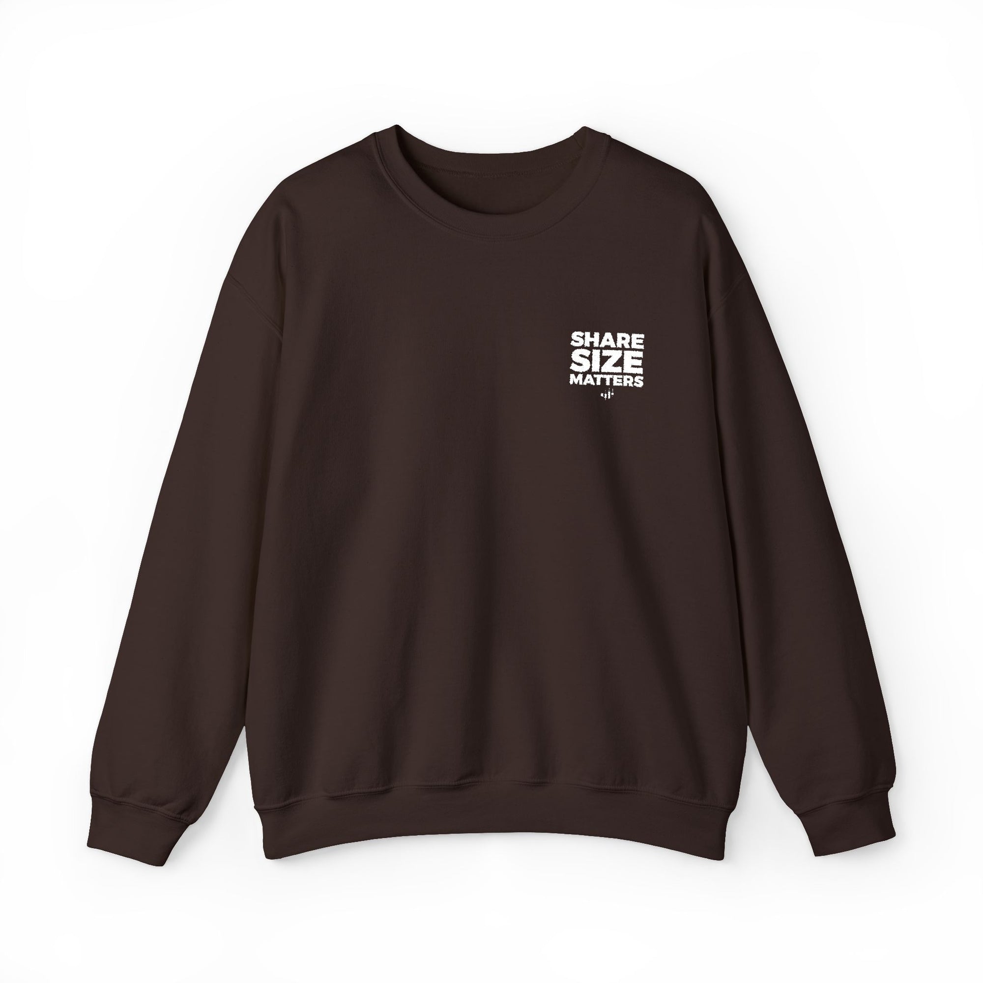 Traders Classic Unisex Crewneck Sweatshirt (Size Matters) - Embroidered