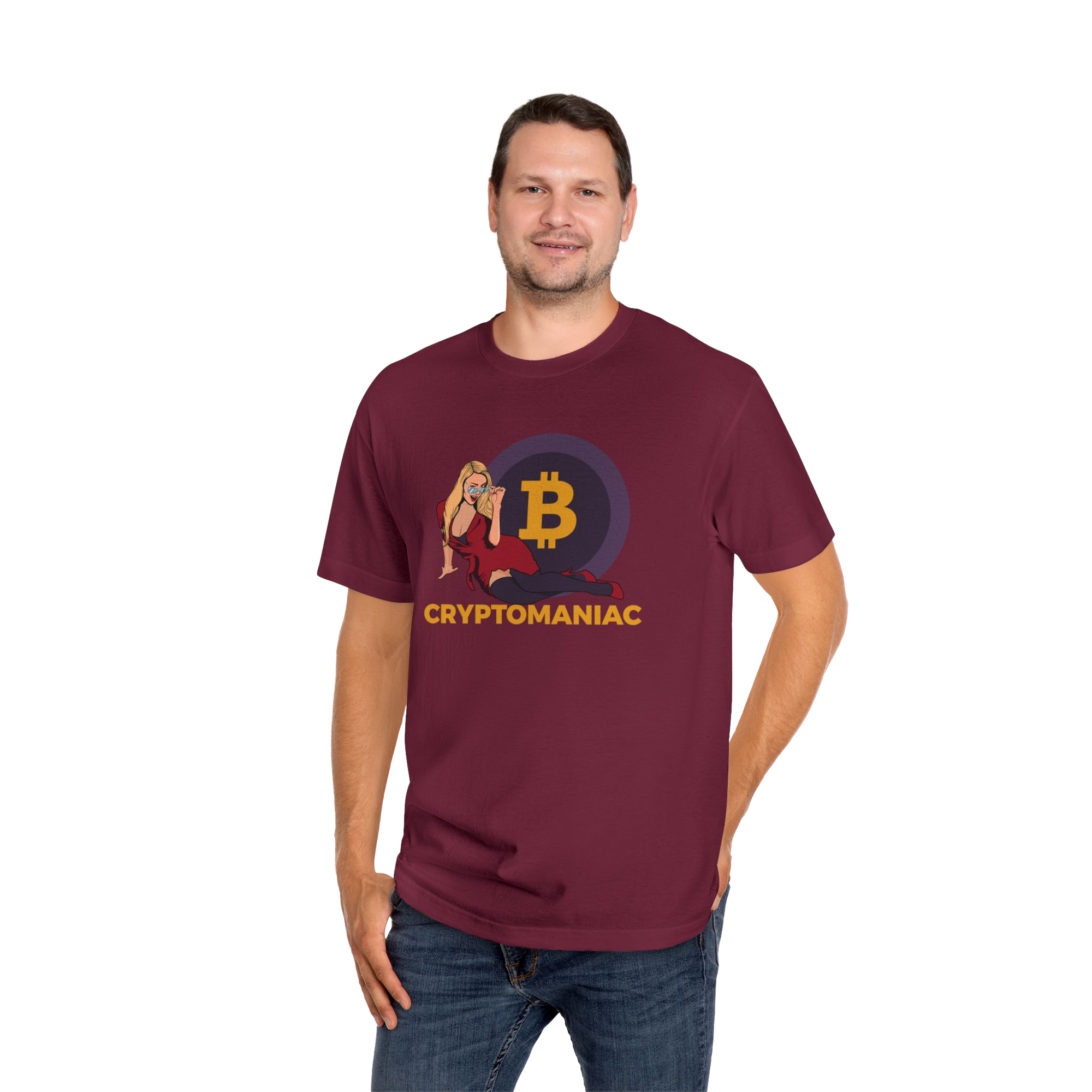 Traders Classic Crewneck Unisex T-shirt (Cryptomaniac)