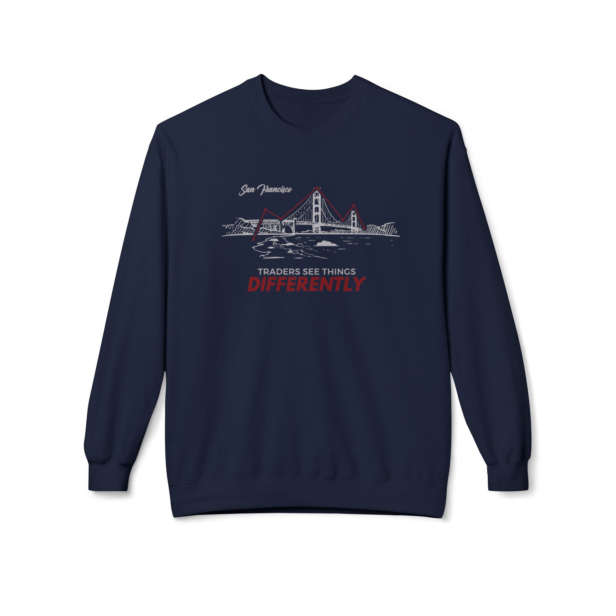 Traders Classic Unisex Crewneck Sweatshirt (San Francisco)
