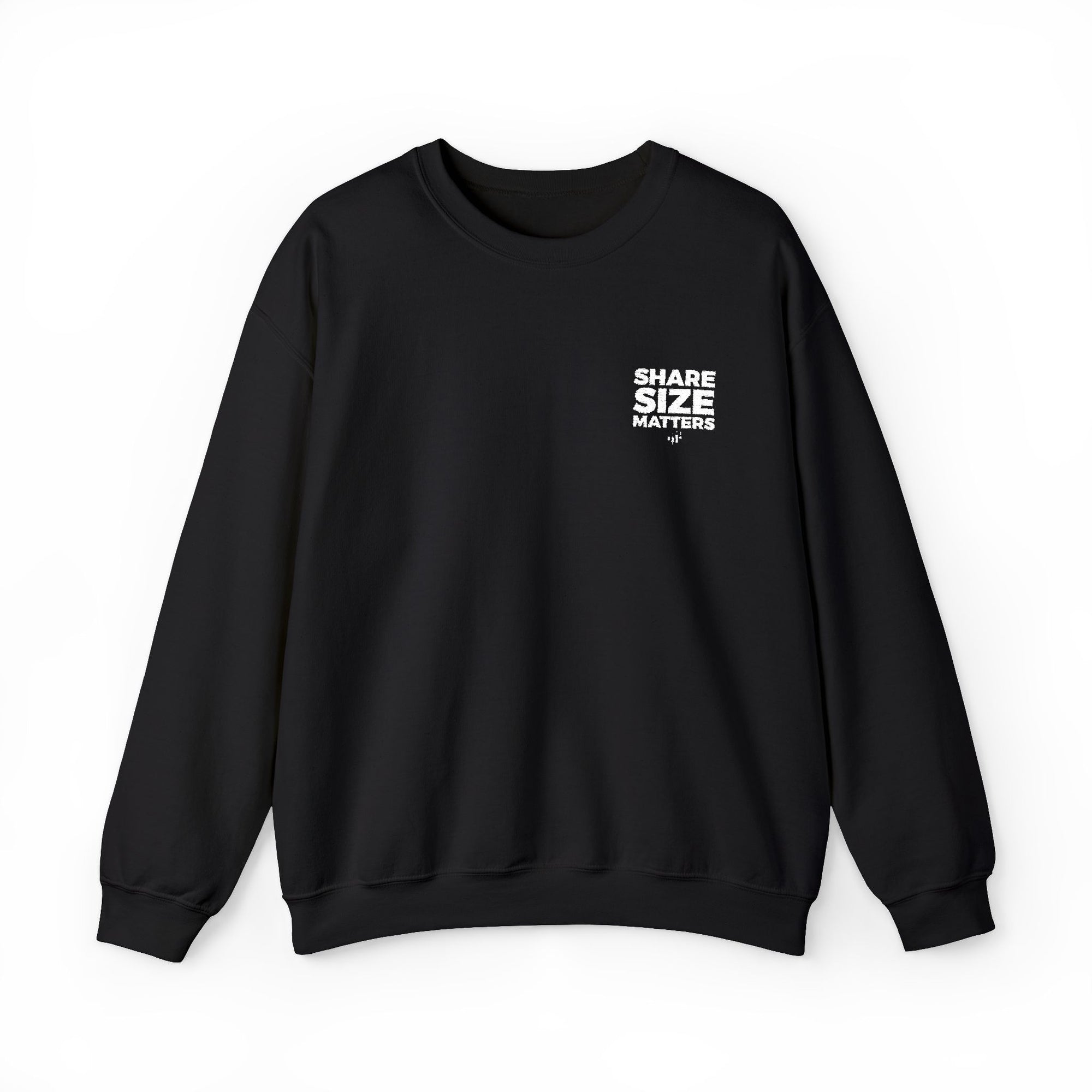 Traders Classic Unisex Crewneck Sweatshirt (Size Matters) - Embroidered