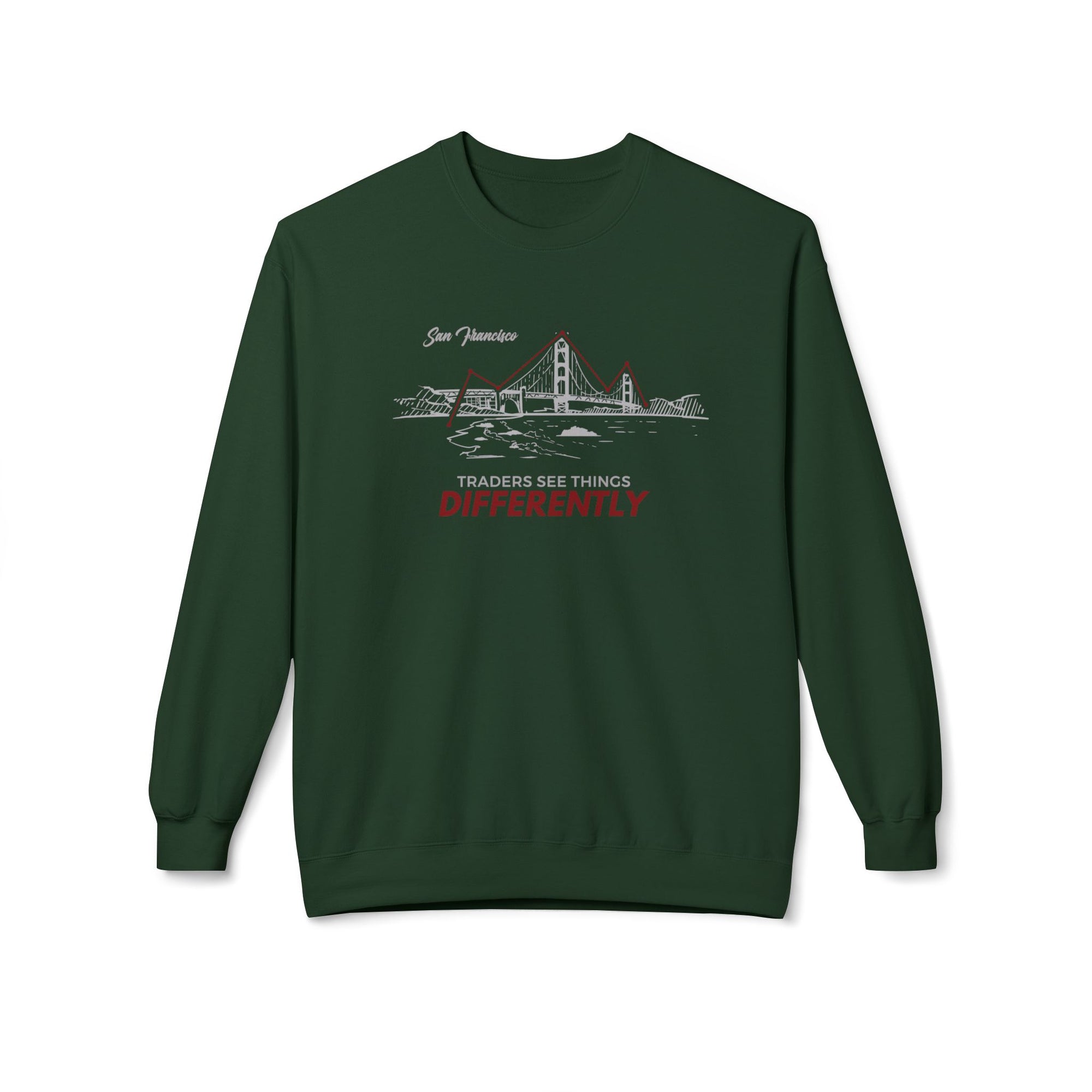 Traders Classic Unisex Crewneck Sweatshirt (San Francisco)