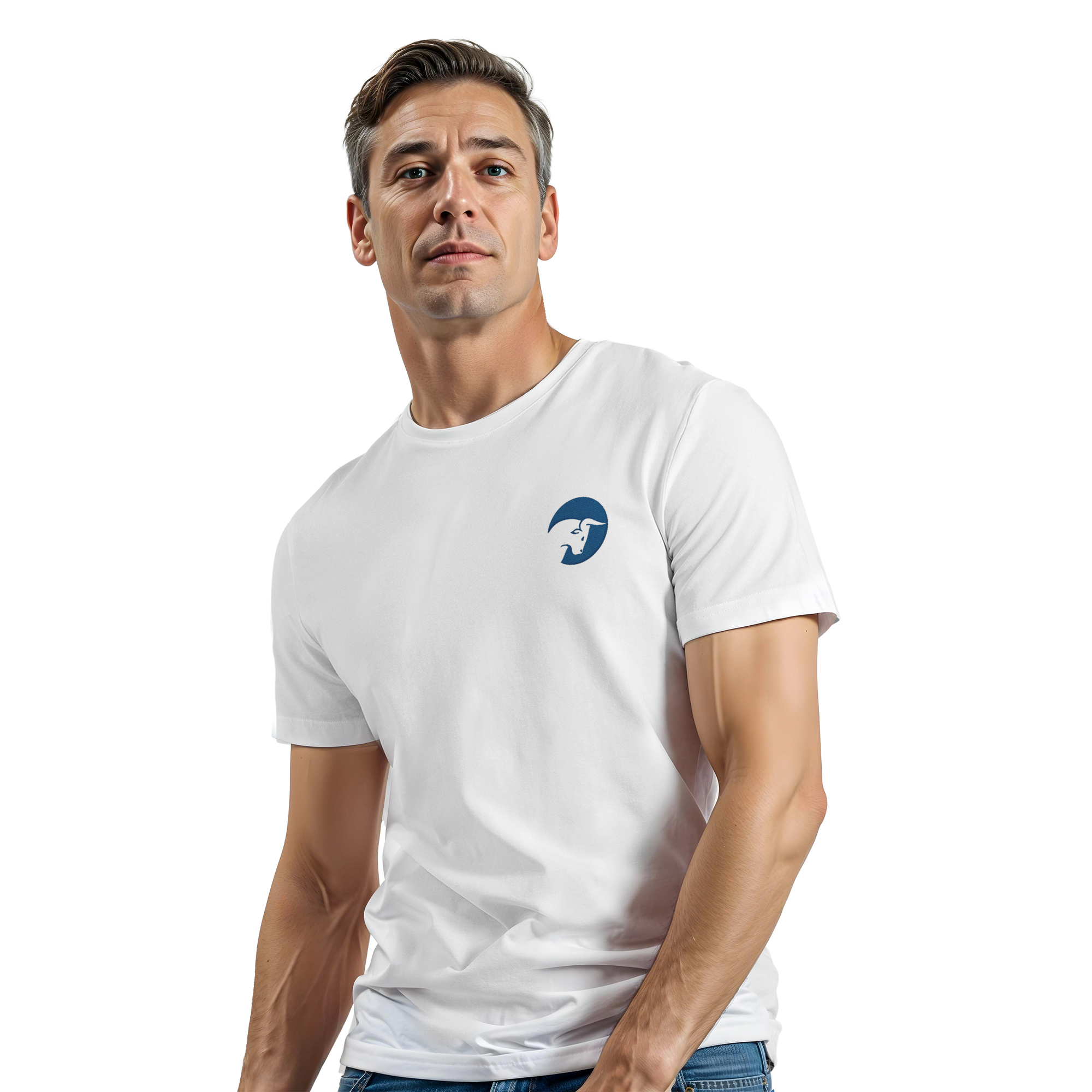 Traders Classic Crewneck Unisex T-shirt (LT) Embroidered
