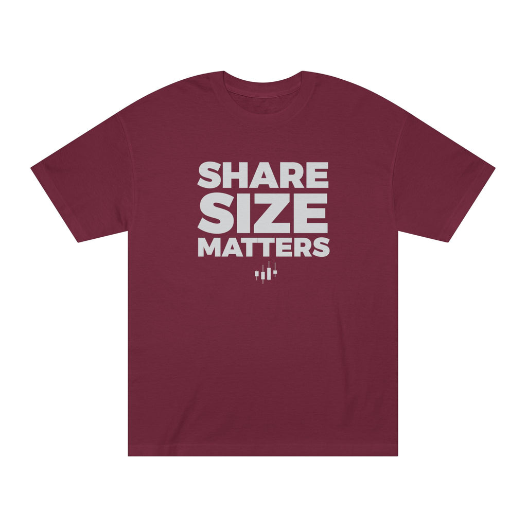 Traders Classic Crewneck Unisex T-shirt (Size Matters)
