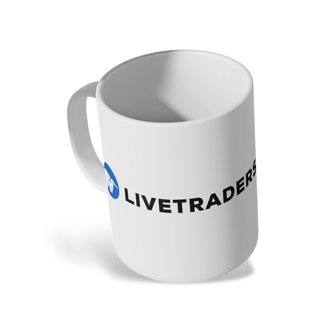 Traders Glossy White Ceramic Mug – 11oz Dishwasher & Microwave Safe (LT)