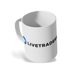 Traders Glossy White Ceramic Mug – 11oz Dishwasher & Microwave Safe (LT)