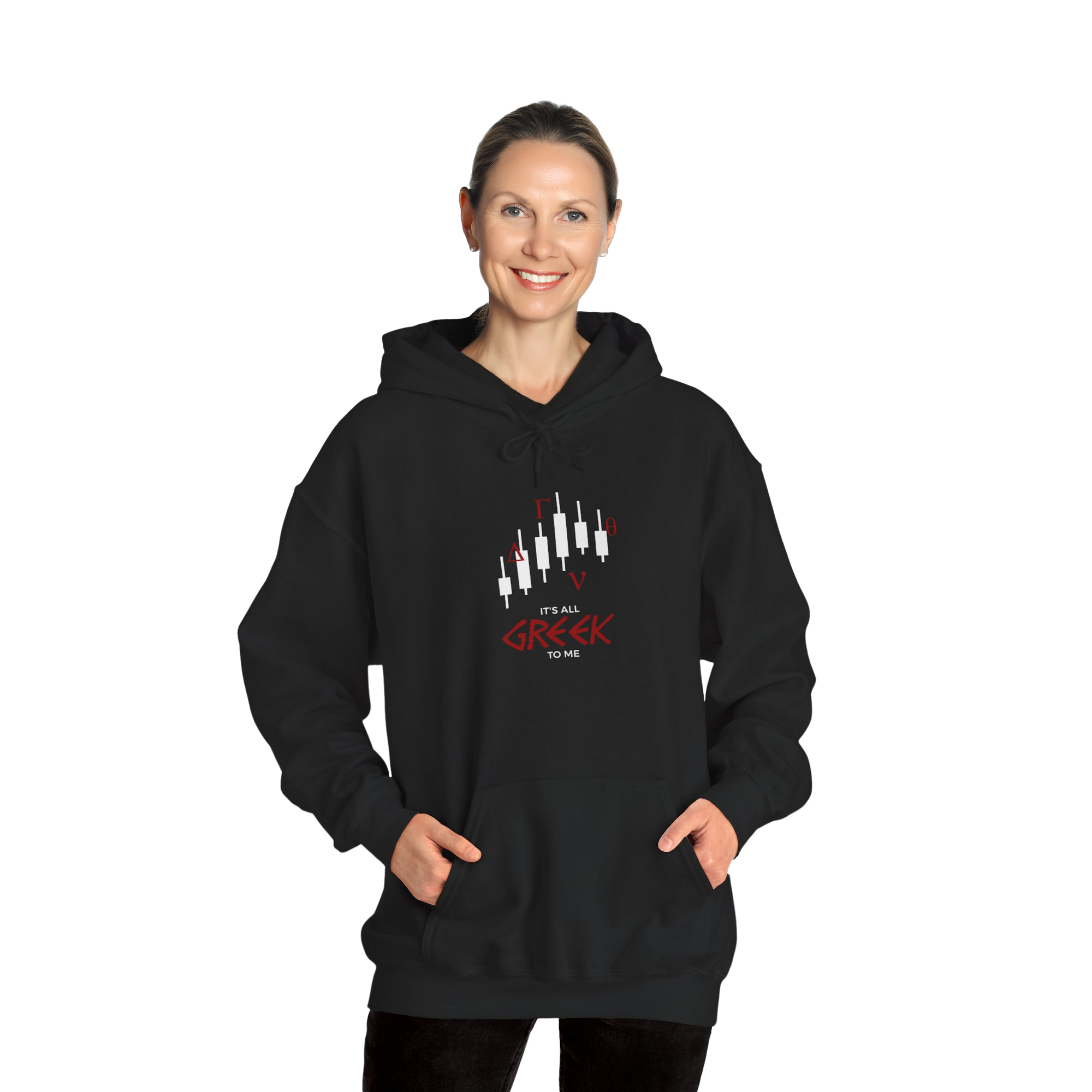 Traders Heavy Blend™ Hooded Sweatshirt (It's all GREEK)