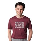 Traders Classic Crewneck Unisex T-shirt (Size Matters)