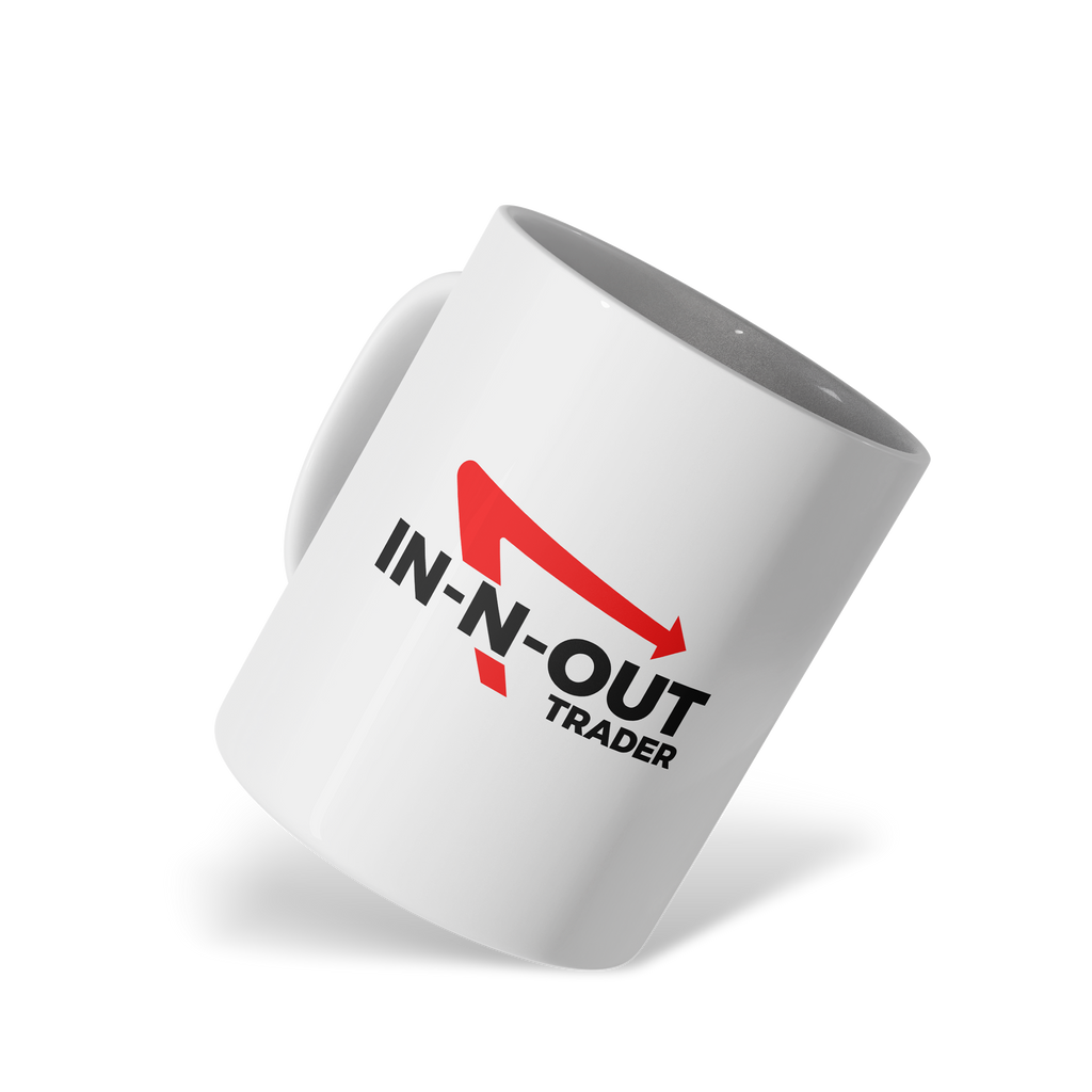 Traders Glossy White Ceramic Mug – 11oz Dishwasher & Microwave Safe (In-N-Out)