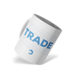 Traders Glossy White Ceramic Mug – 11oz Dishwasher & Microwave Safe (Trade)