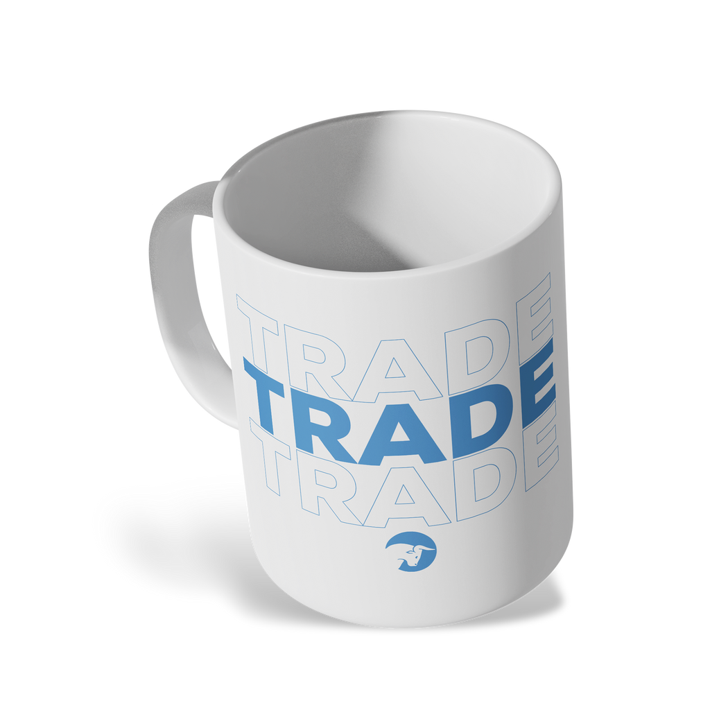 Traders Glossy White Ceramic Mug – 11oz Dishwasher & Microwave Safe (Trade)