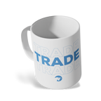 Traders Glossy White Ceramic Mug – 11oz Dishwasher & Microwave Safe (Trade)