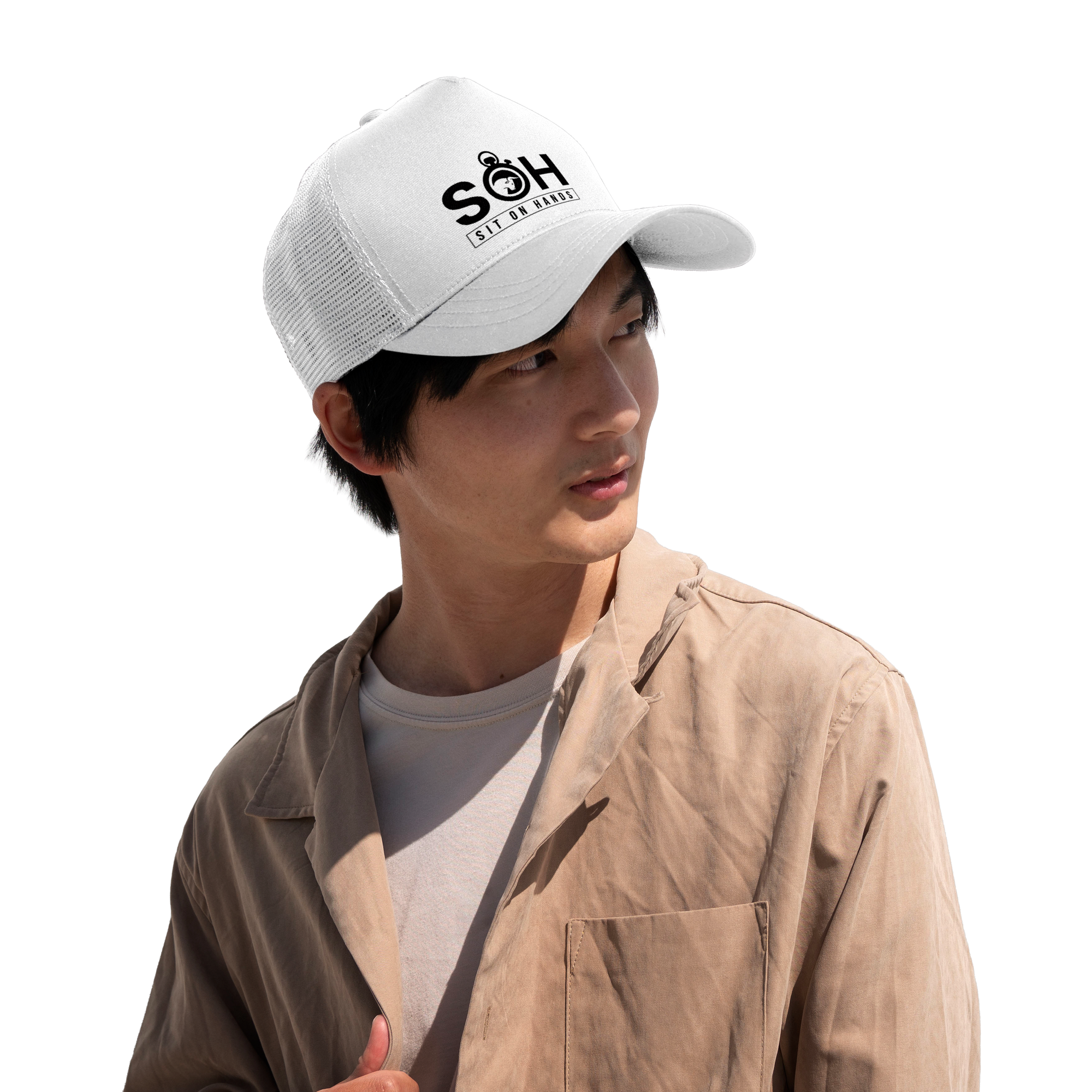 Traders Retro Trucker Cap for Everyday Wear (SOH) - Embroidered